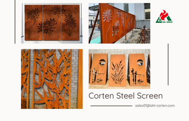 Corten Steel Screen Panel